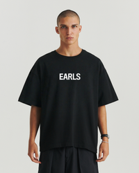 "Earls" Block Tee - Black