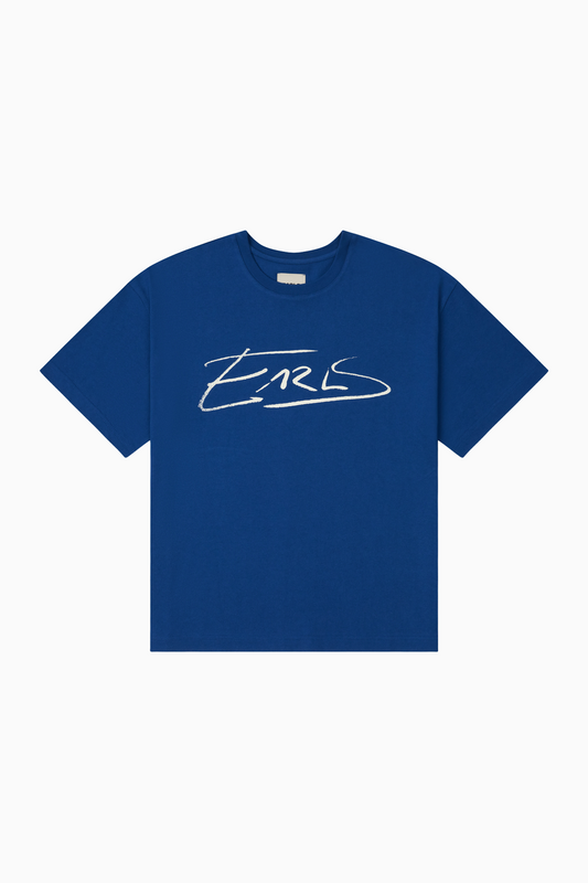 Written Tee - Blue