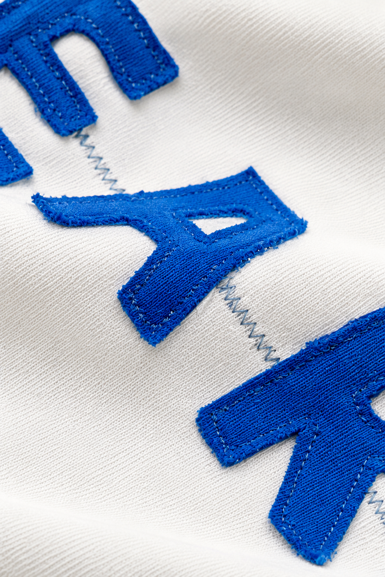 ZigZag Tee - White/Blue